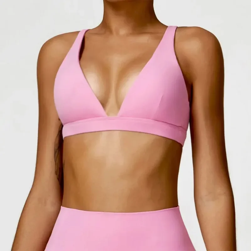 Quick Dry Underwear - Sports Bra Shockproof Crop Anti-sweat Fitness