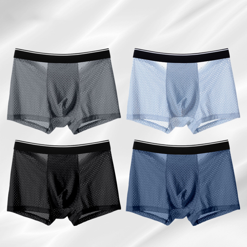 8pcs/Lot Men's Panties Ice Sil - đánh giá và giá Multi Pack Underwear