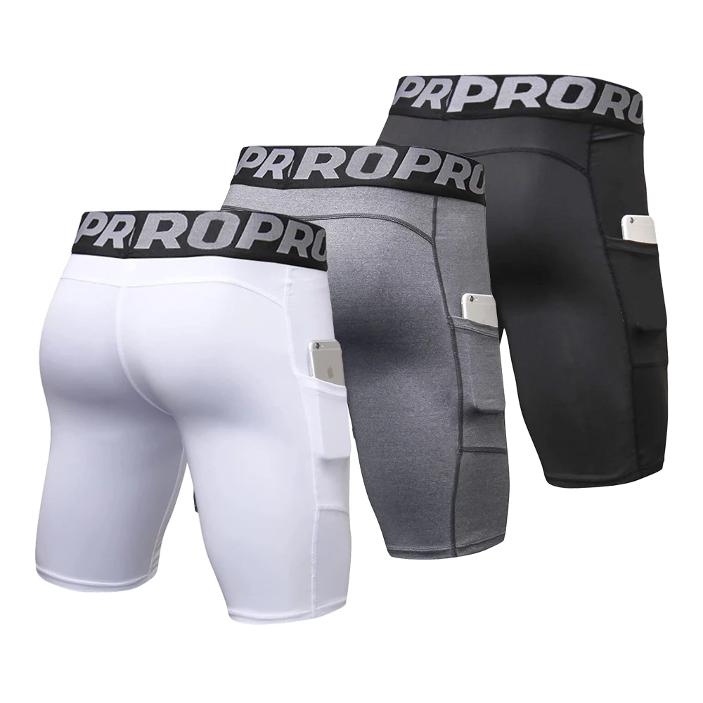 Mens Gym Shorts with Pockets W - đánh giá và giá Compression Shorts Athletes