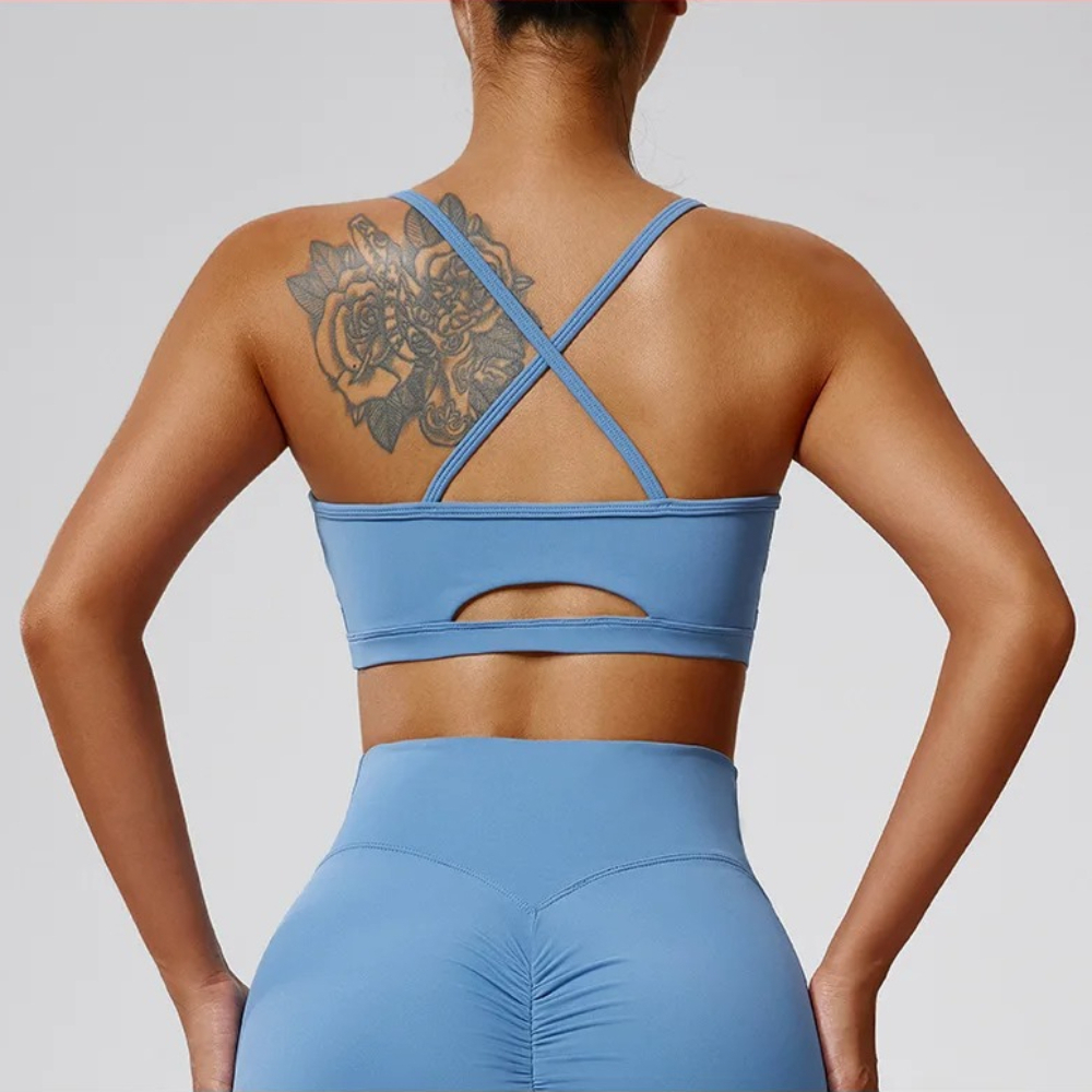 Sexy Cross Back Sports Bra Wom - đánh giá và giá Quick Dry Underwear
