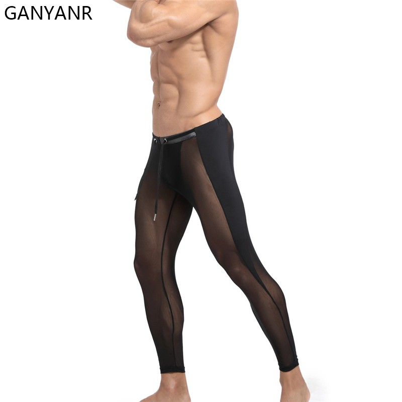 GANYANR Running Tights Men Com - đánh giá và giá Compression Long Pant