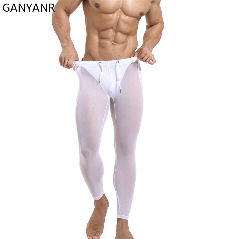 GANYANR Running Tights Men Com - đánh giá và giá Compression Long Pant
