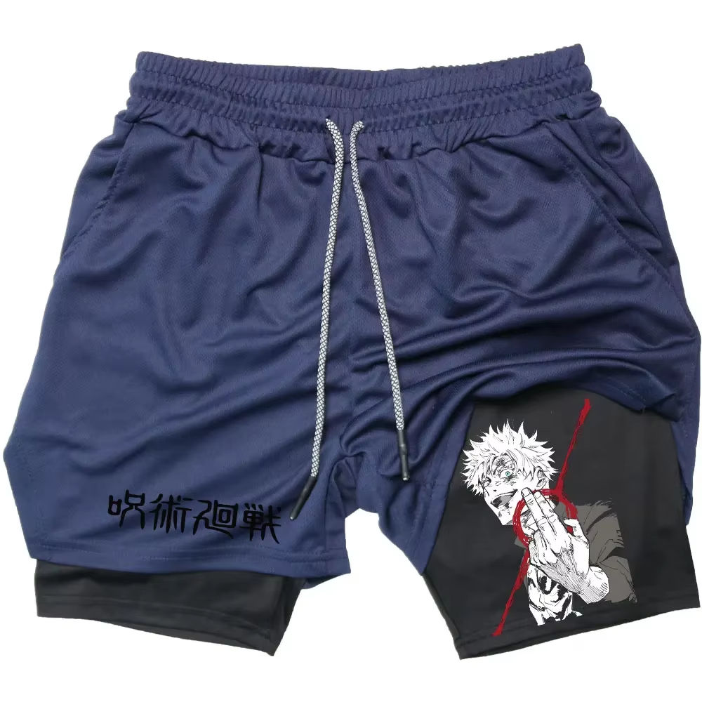 Anime Jujutsu Kaisen Gym Short - đánh giá và giá Compression Shorts Athletes