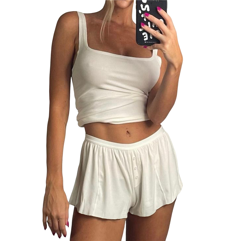 FX-Women Summer Lounge Set Rib - đánh giá và giá Tank Top Ribbed
