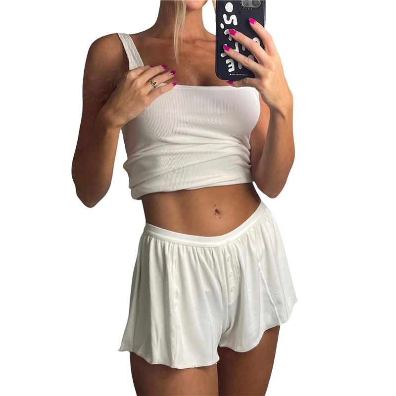 FX-Women Summer Lounge Set Rib - đánh giá và giá Tank Top Ribbed