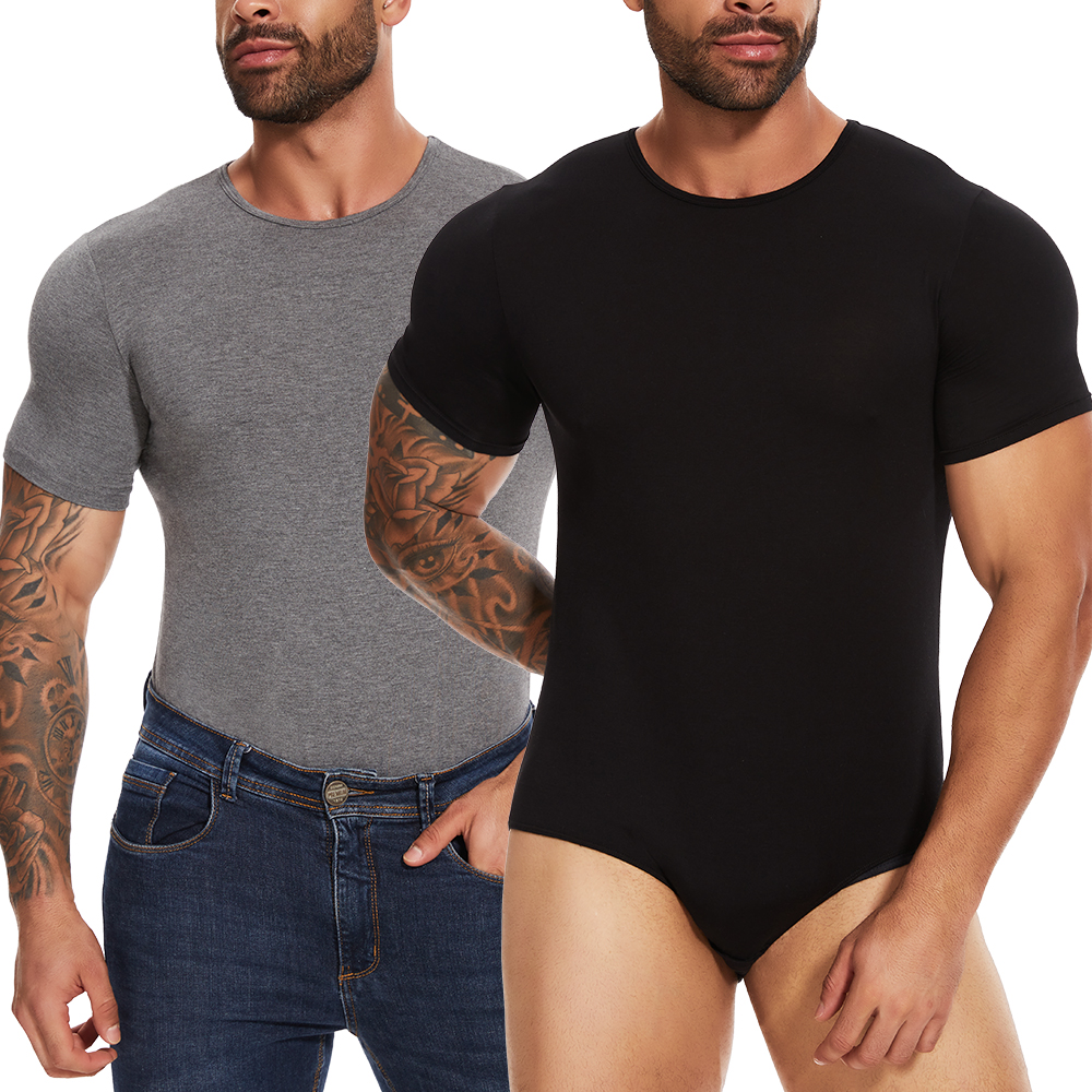 Short Sleeve Full Body Shaper  - đánh giá và giá Undershirt Crew Neck