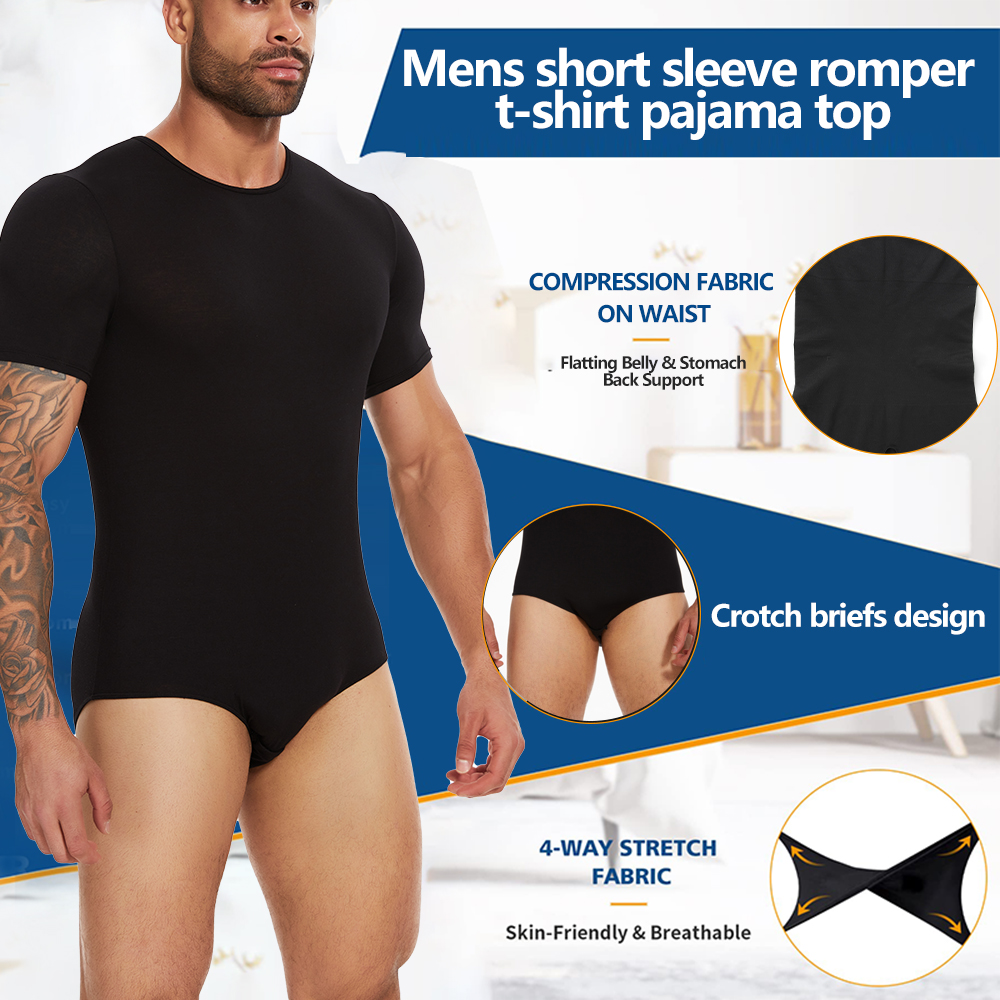Short Sleeve Full Body Shaper  - đánh giá và giá Undershirt Crew Neck