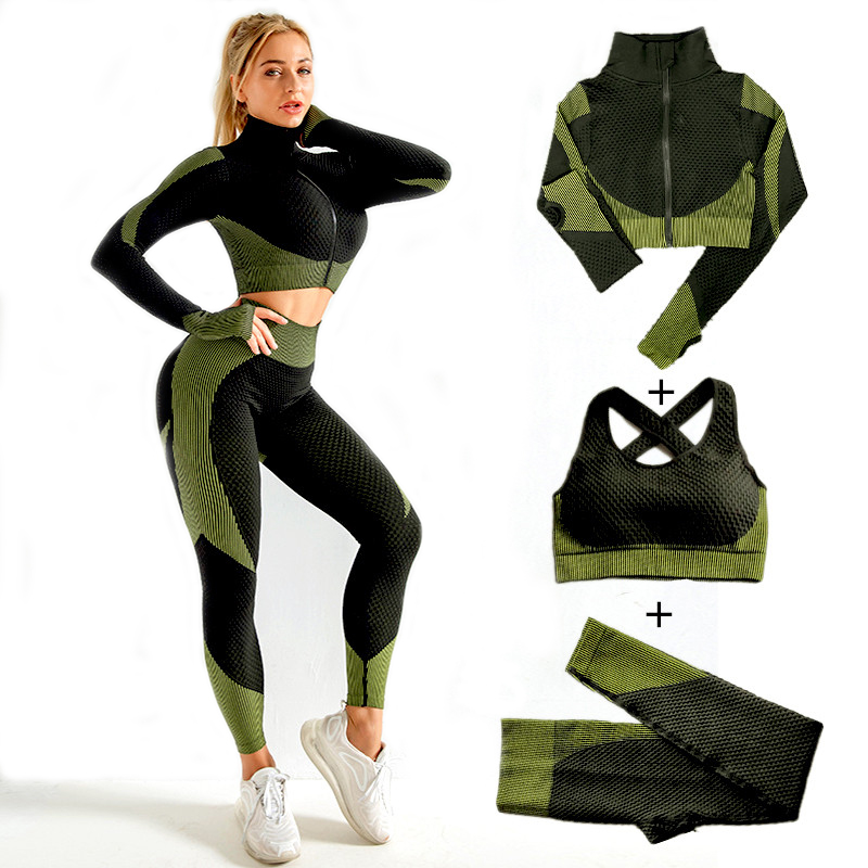 Women Seamless Yoga Sets 2Pcs/ - đánh giá và giá Compression Long Pant