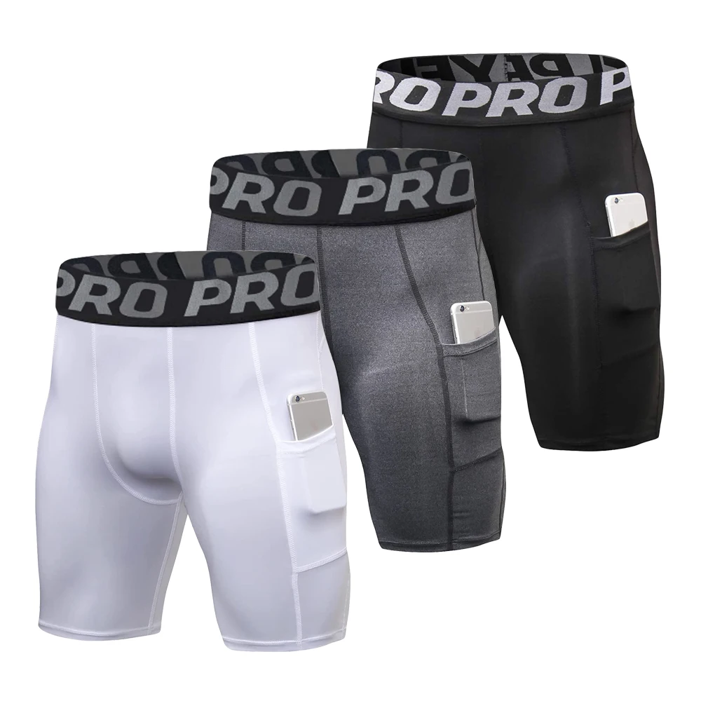 Mens Gym Shorts with Pockets W - đánh giá và giá Compression Shorts Athletes