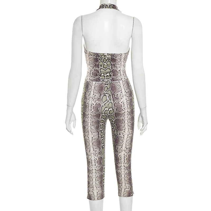 Serpentine Print Women Sexy 2  - đánh giá và giá Suspender Tank Top
