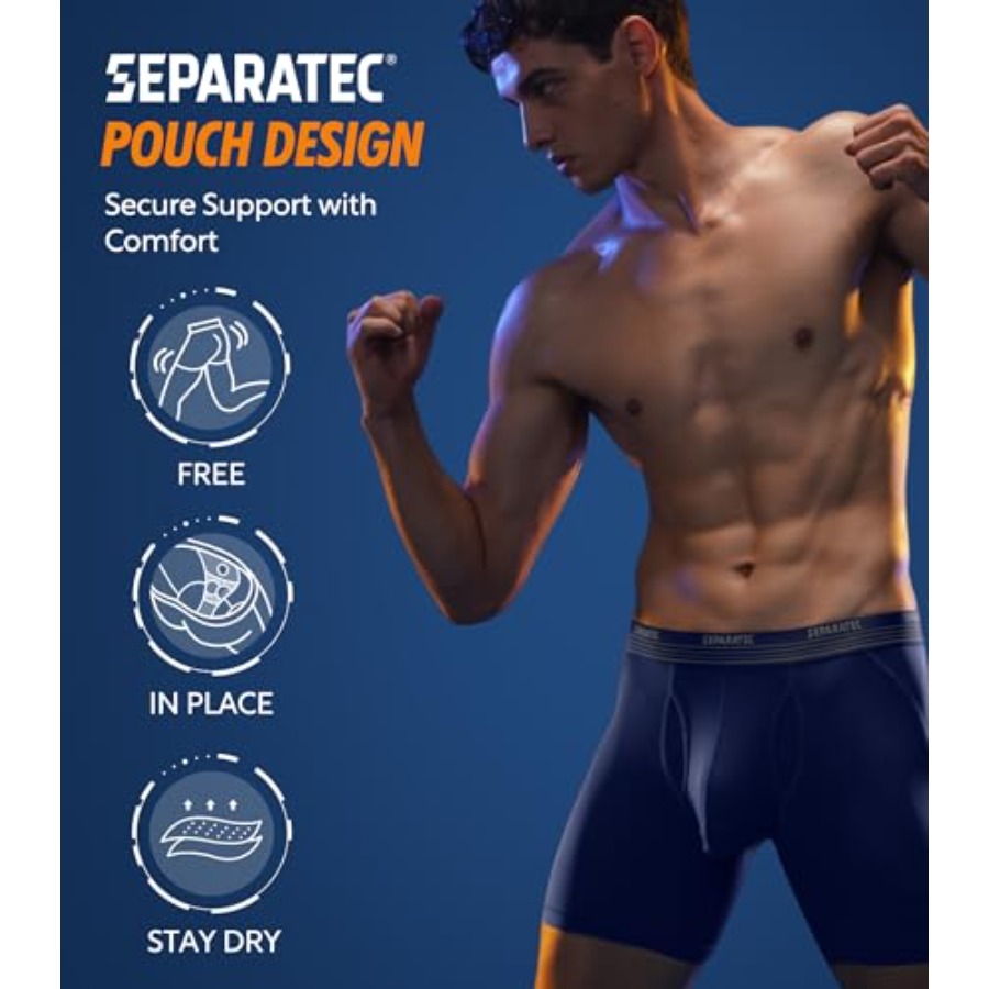 Separatec Mens Underwear with  - đánh giá và giá Performance Boxer Sport