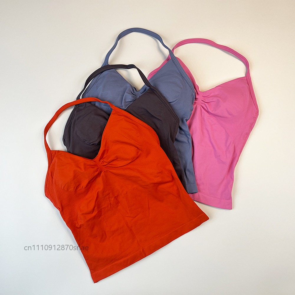 Women's Seamless Halter Strapp - đánh giá và giá Suspender Tank Top