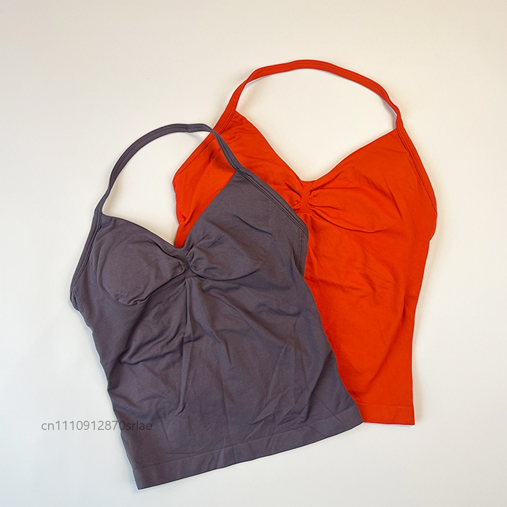 Women's Seamless Halter Strapp - đánh giá và giá Suspender Tank Top