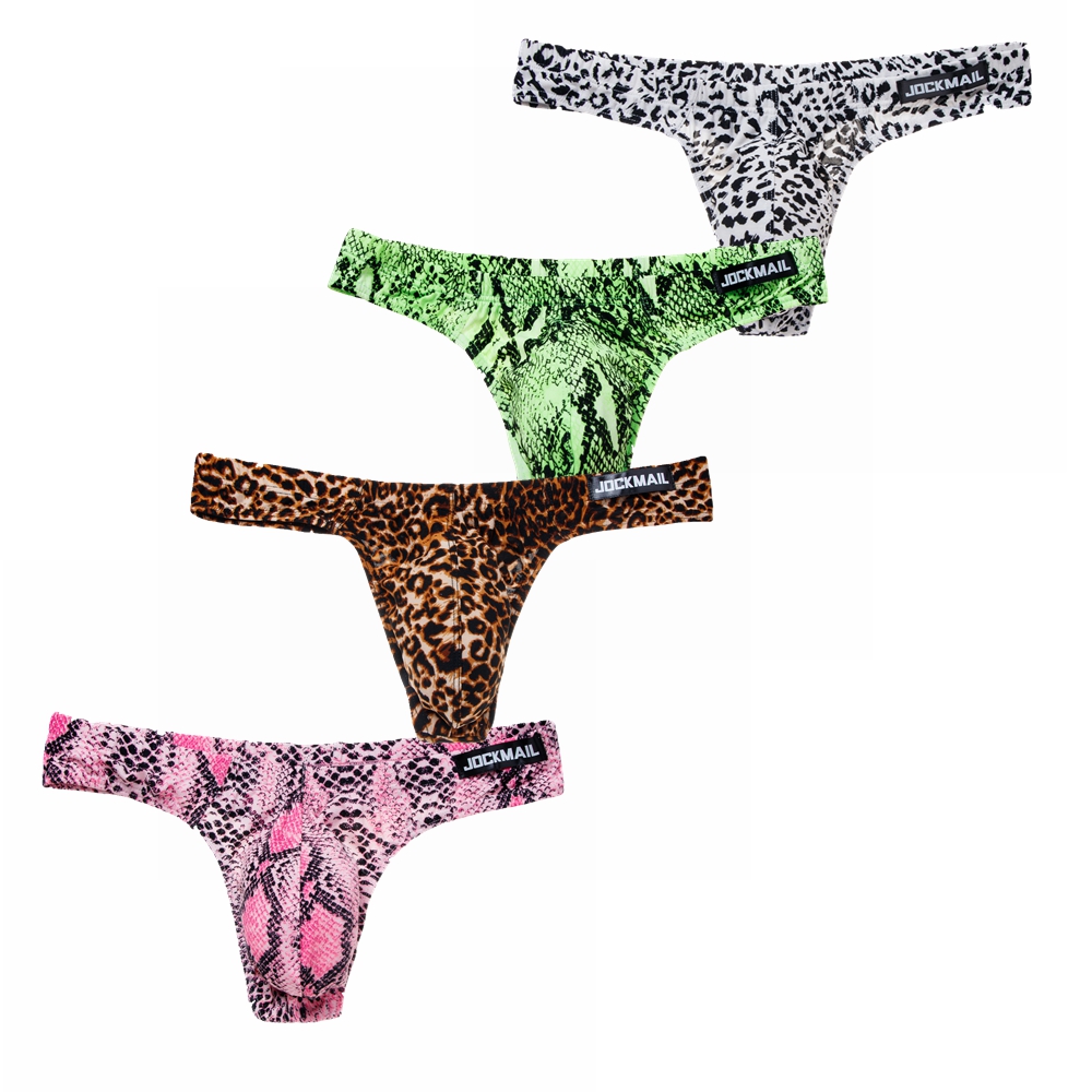4PCS/Lot Leopard Sexy Men Biki - đánh giá và giá Multi Pack Underwear