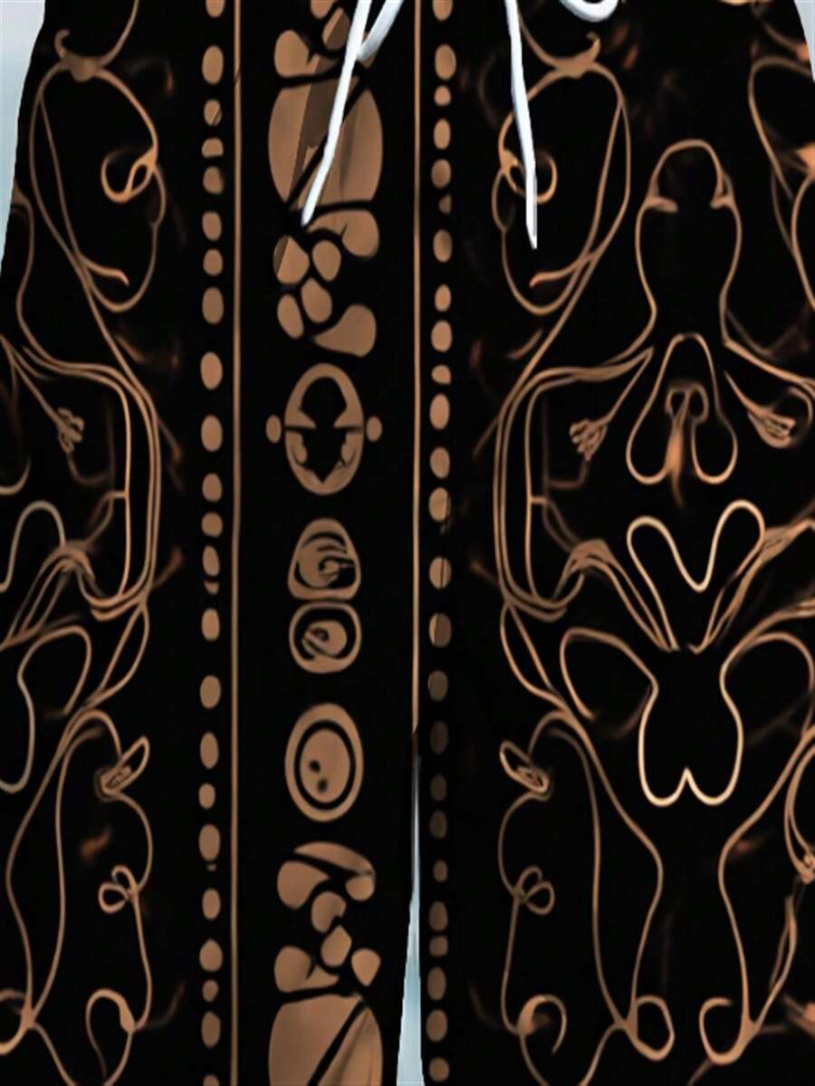 Mens Abstract Geometric Print  - đánh giá và giá Trunk Breathable Men